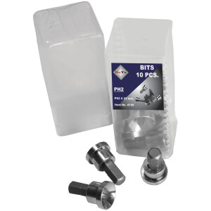 Bits 1/4" PH2 m/dybdestop pk/10