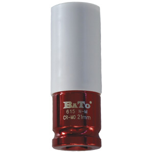 Krafttop m/plast 1/2"firk.21mm 6kt.