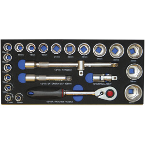 Topnøglesæt 1/2" B-EVA8901