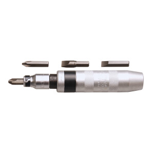 Slagskruetrækker m/4 stk 1/2" bits