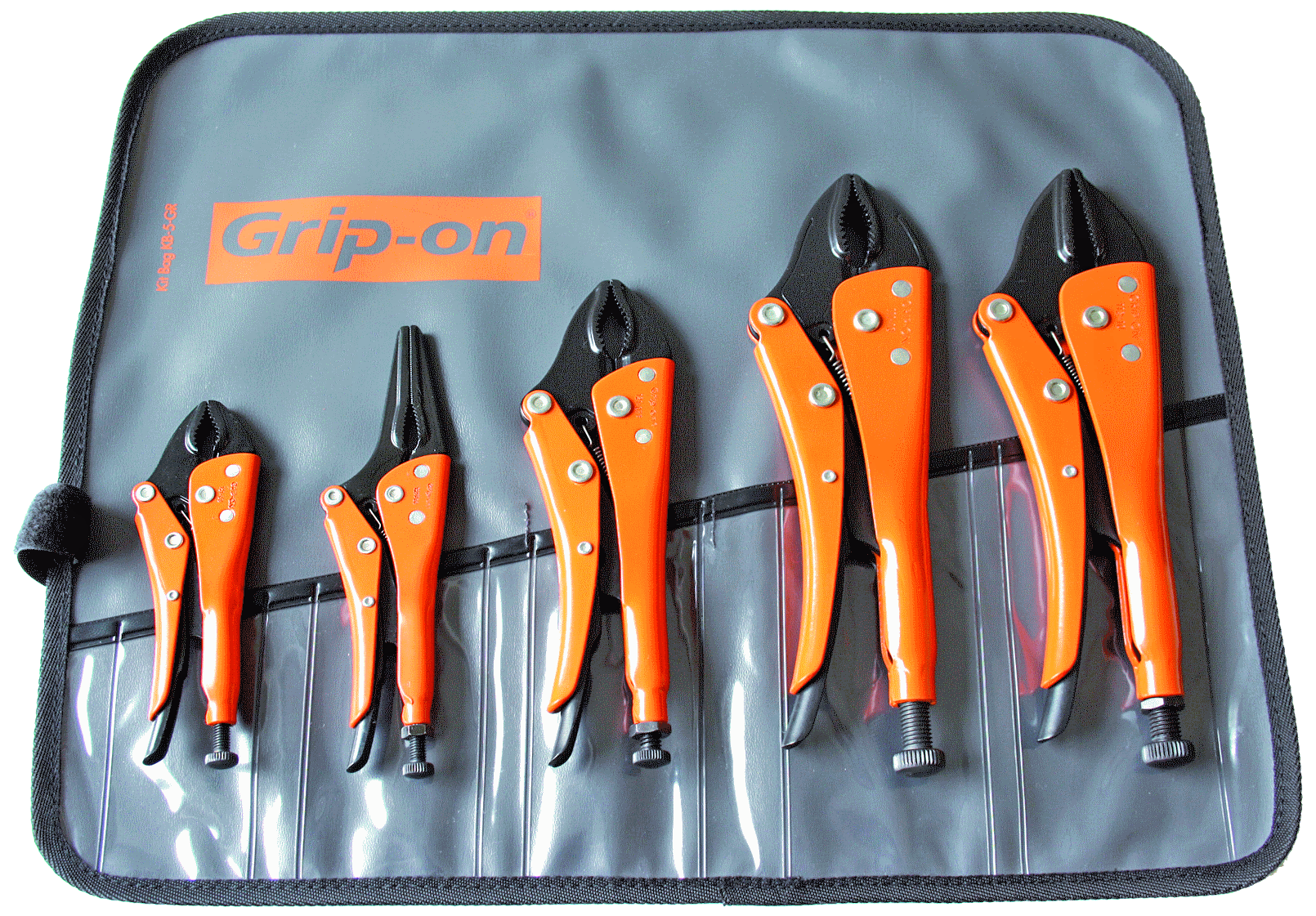 Grip-on låsetangsæt 5 stk. service