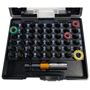 Bitssæt 1/4" torsionsbits 49 dele