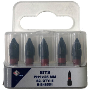 Bits S2 torsion PH1×25 mm pk/5