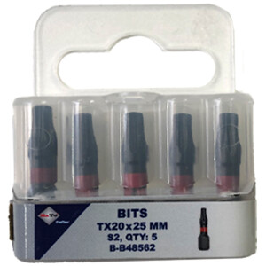 Bits S2 torsion TX20×25 mm pk/5