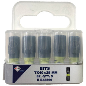 Bits S2 torsion TX40×25 mm pk/5