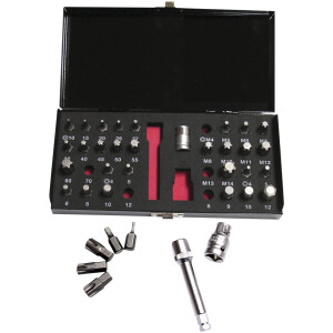 Bitssæt B-B1737 3/8"(10 mm) 37 dele