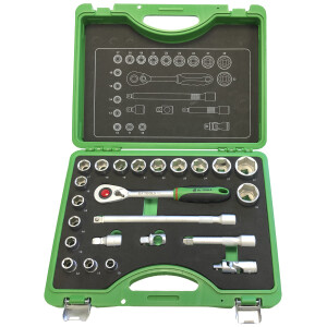DJ TOOLS topnøglesæt 1/2" 23 dele