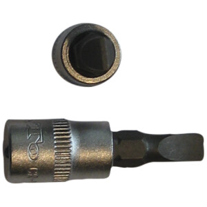 Stifttop 1/4"firk. kærv 7