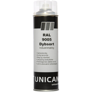 Unican RAL9005 dybsort spraymaling