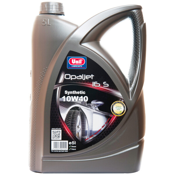 Unil Opaljet 16 S 10W40 motorolie, 5 ltr
