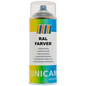 Unican RAL9007 gråaluminium spraymaling