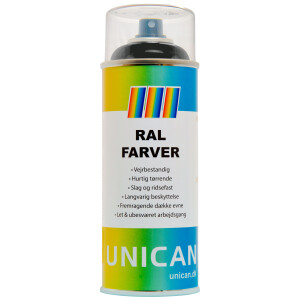 Unican RAL9017 trafiksort spraymaling