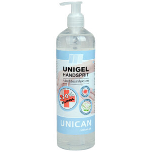 Unican Unigel Håndsprit hånddesinfektion gel