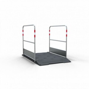 Gangbro til byggeplads