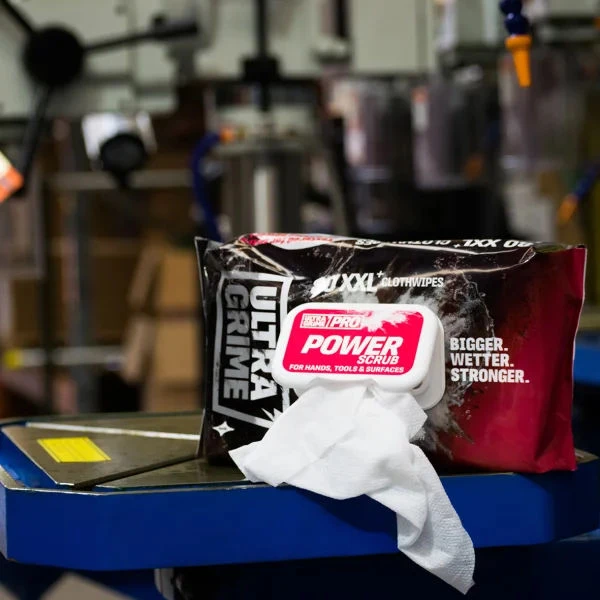 DVA ULTRAGRIME Pro Power Scrub wipes - Billede 2