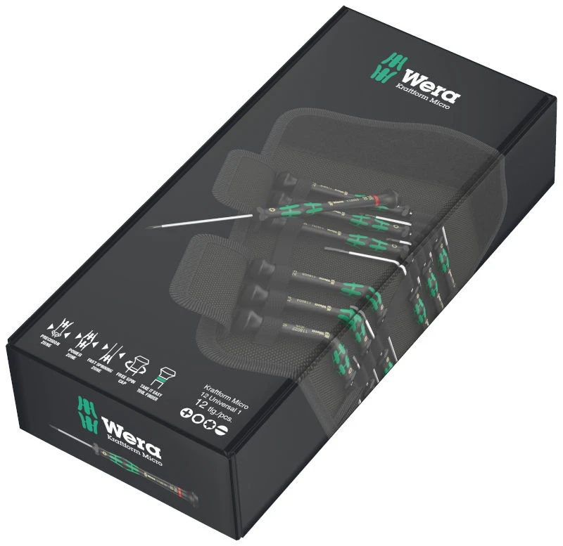 WERA Elektronik og skruetrækkersæt KF Micro - Billede 2