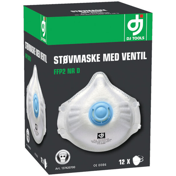 DJ TOOLS støvmaske med ventil 12 stk - Billede 2