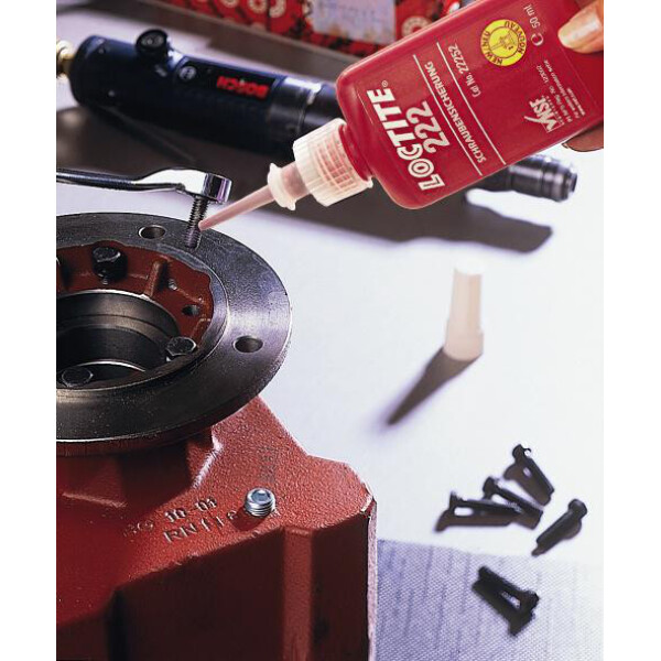 LOCTITE skruesikring 222 svag - Image 2