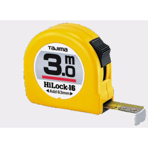 Tajima Hi-Lock båndmål gul