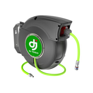 DJ TOOLS aut. slangeopruller t/luft, 14m m/kobl.