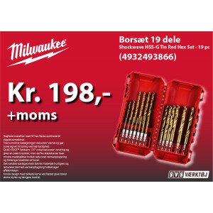 Milwaukee Borsæt 19 dele