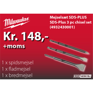 Milwaukee Mejselsæt