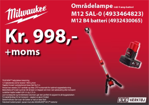Milwaukee Områdelampe