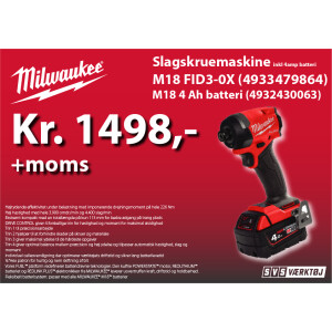 Milwaukee Slagskruemaskine