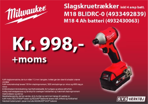 Milwaukee Slagskruetrækker