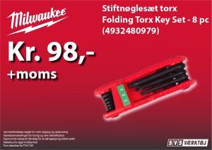 Milwaukee Stiftnøglesæt torx
