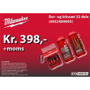 Bor- og bitssæt 32 dele